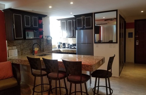 Punta Cancun Condo | PANORAMIC-2 SUITES Beachfront Condo Ocean Views 2-Full Bathrooms 2 Full Kitchens