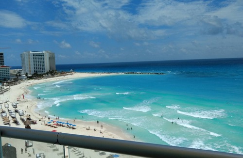 Punta Cancun Condo | PANORAMIC-2 SUITES Beachfront Condo Ocean Views 2-Full Bathrooms 2 Full Kitchens