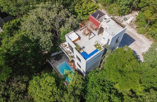 Puerto Morelos House | PENTHOUSE PRINCE, loft & rooftop jaccuzi spa