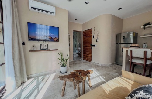 Tulum Apartment | Romantic Boutique-style 1 bedroom Jungle View Private Pool