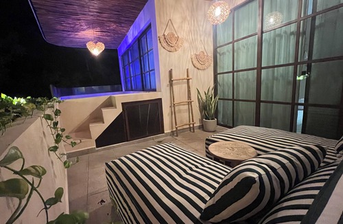 Tulum Apartment | Romantic Boutique-style 1 bedroom Jungle View Private Pool