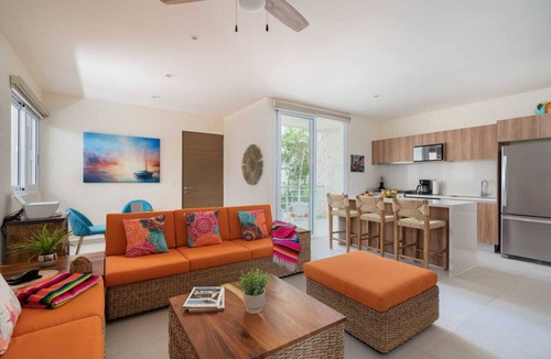 Akumal Condo | Santamar G106 · Tropicana Poolside/Pvte garden+Wifi+Parking/Beach