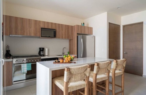 Akumal Condo | Santamar G106 · Tropicana Poolside/Pvte garden+Wifi+Parking/Beach