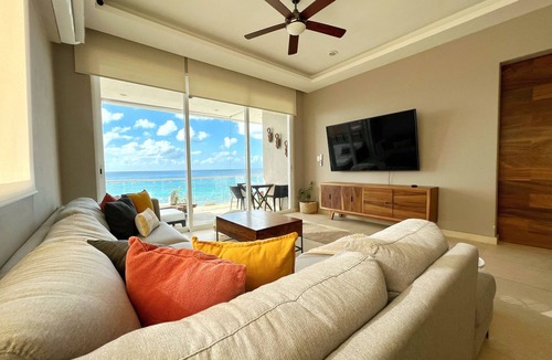 Cozumel Apartment | Seabreeze Deck12 Luxury Oceanfront Fully Equipped