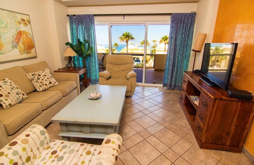 Sandy Beach Condo | Spectacular 2 Bedroom Condo on Sandy Beach at Las Palmas Resort B-203
