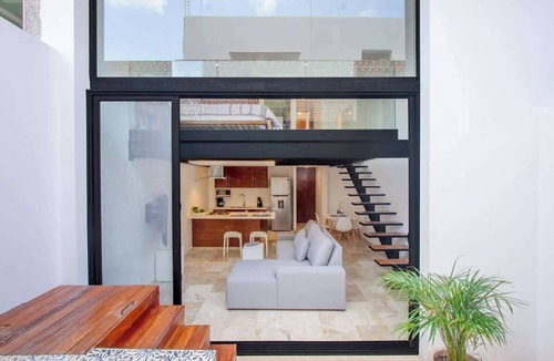 Zazil-ha Apartment | Splash Plunge Pool, Rooftop Terrace, Patio, 4 Blks to Beach & 3 Blks to 5th Ave