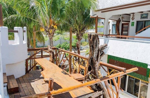 La Gloria Apartment | Studio + Rooftop Sea Views | Isla Mujeres