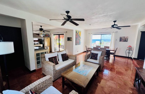 Colonia Centro Apartment | Stunning Rooftop Villa with Breathtaking Caribbean Views & Large Private Terrace