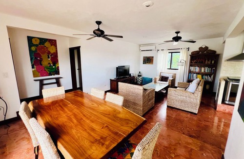 Colonia Centro Apartment | Stunning Rooftop Villa with Breathtaking Caribbean Views & Large Private Terrace