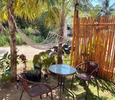 Isla Holbox House | The house of flowers with a courtyard of warm lights
