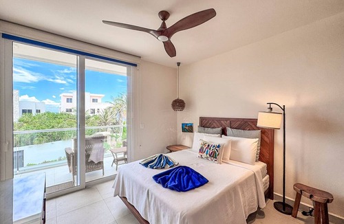 Akumal Apartment | Tortuga Azul With Beach Access Private Rooftop Pool
