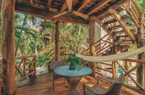 Downtown Hotel | Two King Bed | Mahekal Beach Resort | Nature in Garden View Cottage w/Hammock