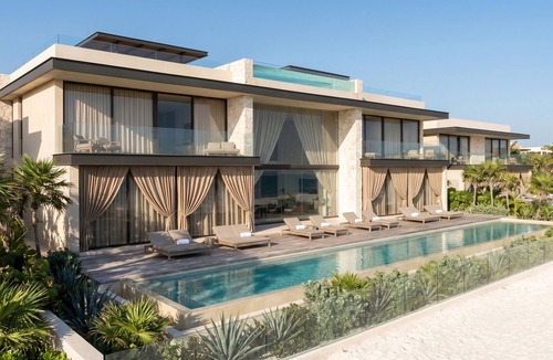 Zona Hotelera Villa | Villa Sian beachfront all-inclusive: chef, yacht, spa, gym, and transportation
