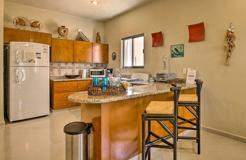 Puerto Aventuras Condo | Waterview from livingroom & swings at wet bar! 2/2-1/2 Penthouse Condo sleeps 6