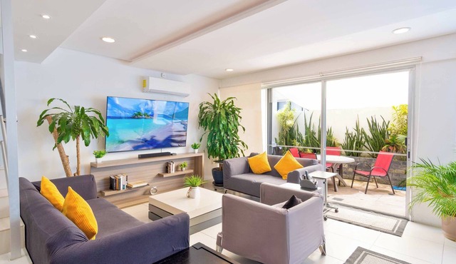 4-bedroom house with private pool in a safe community with 24/7 security
