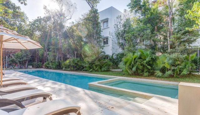 Aldea Zama Condo, Pool, BBQ & Yoga Deck