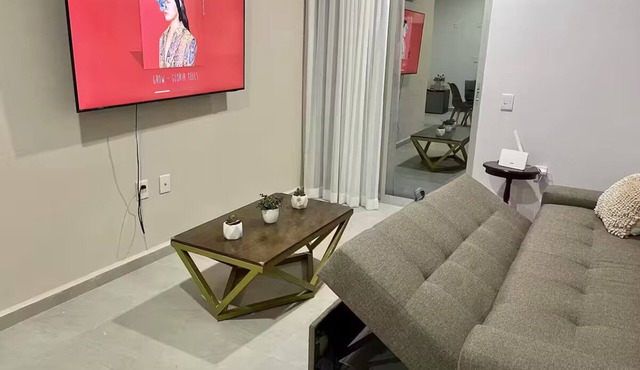 Apartment with an artificial beach!