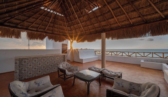 Apt in Chicxulub near to Beach