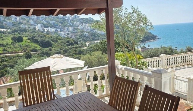 Beachfront Villa Private Beach Sunset Sea View Bodrum in Mugla