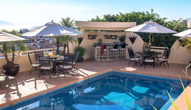Beautiful villa hillside ,stunning views , private pool , staff service