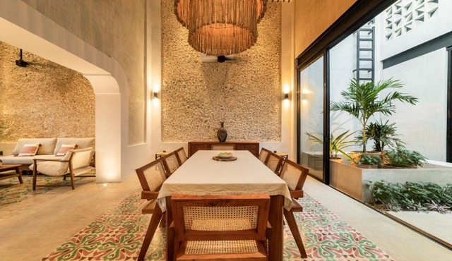 Design Retreat with Pool in Centro Merida Santiago