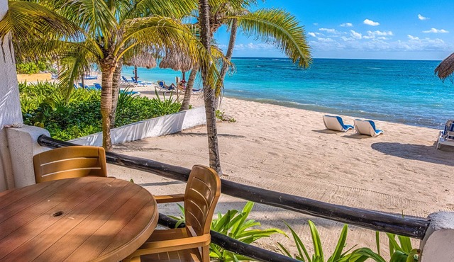 Ground-Floor Beachfront Living with Private Patio