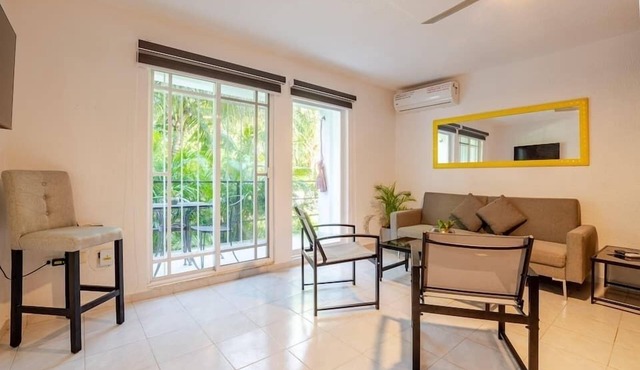 Jardín Departamento Privado 2 Habitaciones Cancún