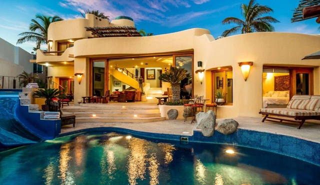 Jimmy Page Villa: Relaxed Luxury with Arch Views.