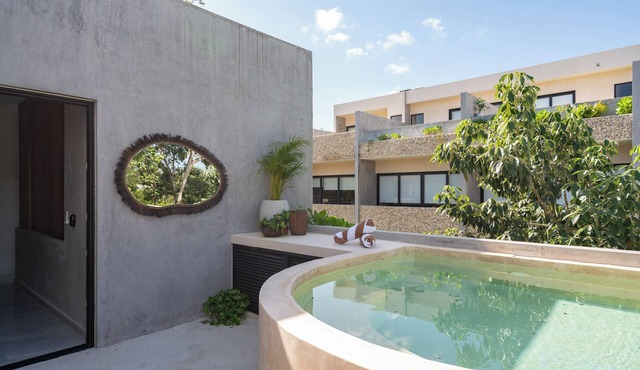 Jungle Penthouse Retreat in Tulum with Private Pool & Gym