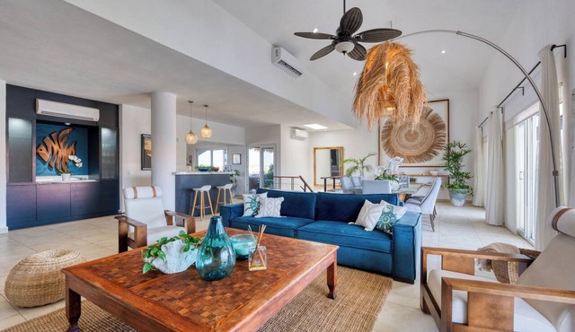 Luxury two-story penthouse condo at the beach in the heart of Punta de Mita!