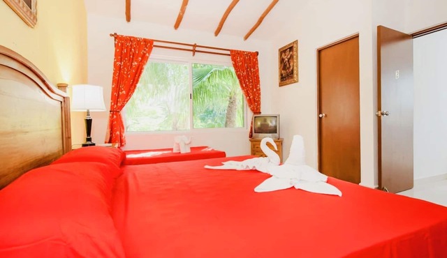 Playacar - Executive Budget Room With Swimming Pool Air Conditioning and Parking