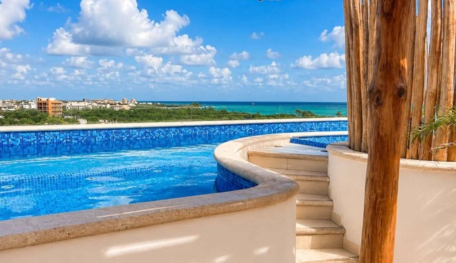 Private Bathtub Studio Beach Area · Blanko Living