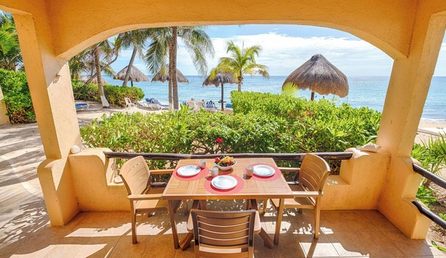 Relax at your oceanfront escape on Half Moon Bay. Wake to turquoise views and unwind on your private terrace.