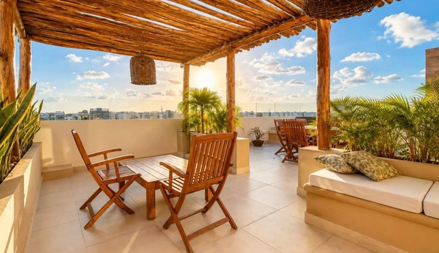 Stylish Balcony Studio Beach Area · Blanko Living