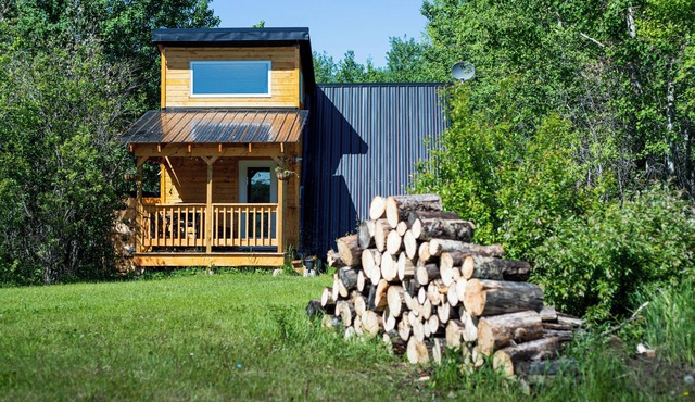 Tiny A-Frame Cabin with Outdoor Fire Pit! in Sunset House