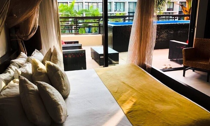 Downtown Condo | Aldea Thai master suite with private pool &Terraze 2 big br by oceanfront