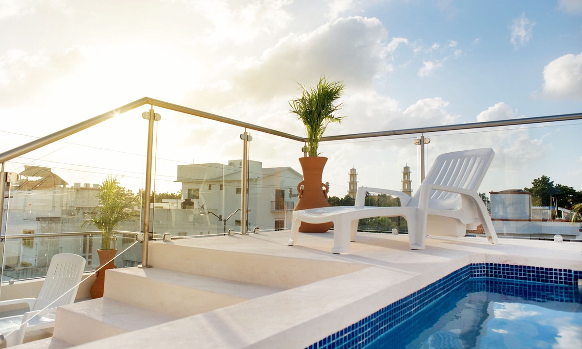Colonia Andres Apartment | Double Swimming Pool Penthouse Suite in Cozumel 1