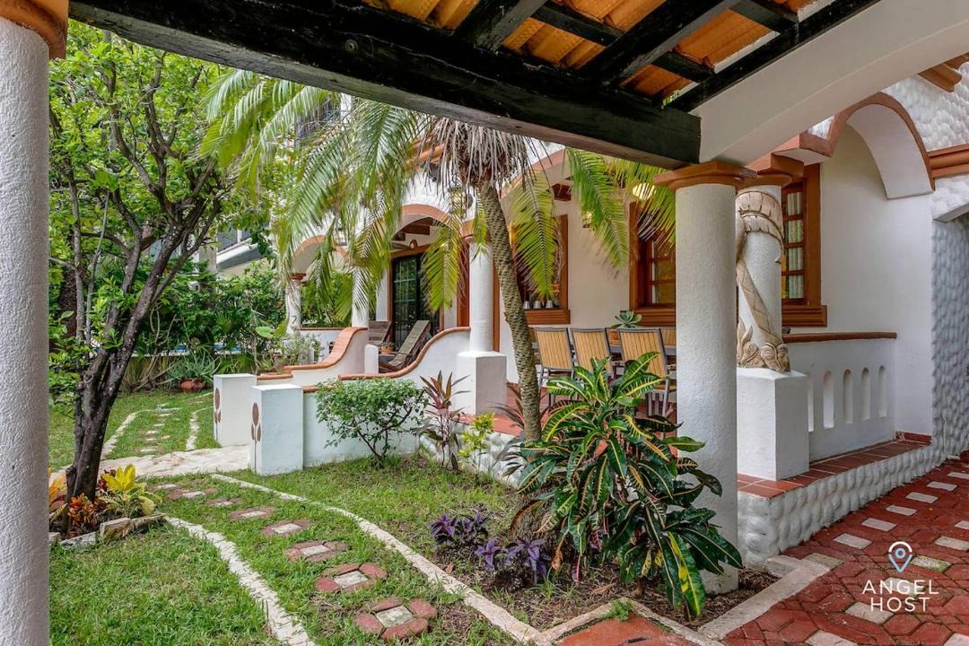 Playacar Fase I Apartment | 6Br Villa W Pool, Bbq & Backyard