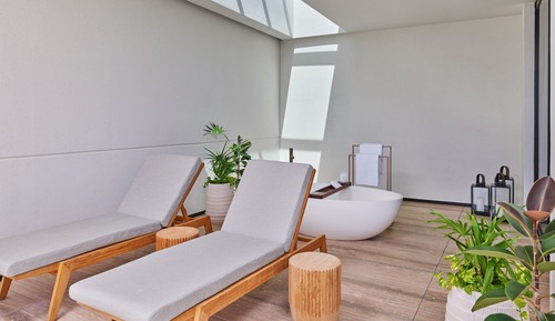Atlas Suite - Corner Suite, 1 King Bed, Ocean View, Outdoor Bathtub, Terrace