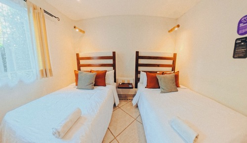 Standard Double Room, 2 Double Beds, Private Bathroom