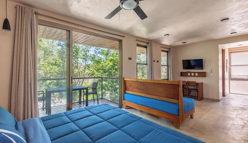 Deluxe Studio Suite, 1 King Bed with Sofa bed, Courtyard View