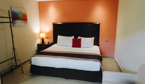 Basic Room, 1 King Bed, Private Bathroom