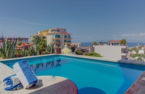 Emiliano Zapata Condo | Casa Celeste - Hilltop Penthouse! Private Pool!