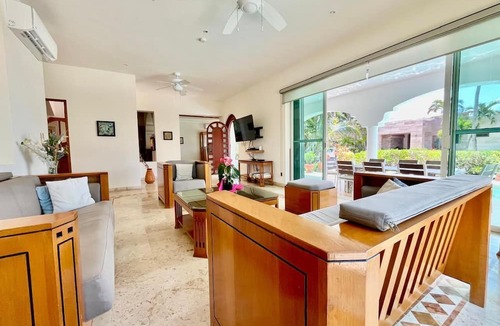 Playacar Fase I House | Private Pool, OCEAN VIEW VILLA, steps from the beach. BBQ- Playacar Phase 1