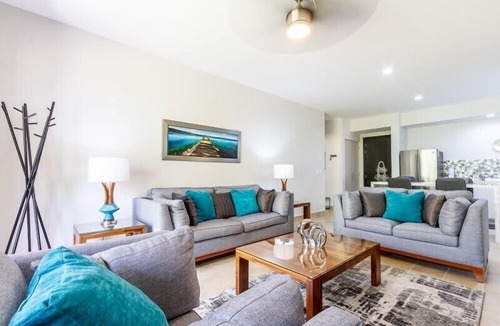 Villa Juarez Condo | NEW! Private Patio w/Lagoon View+Pools, Gym, Golf