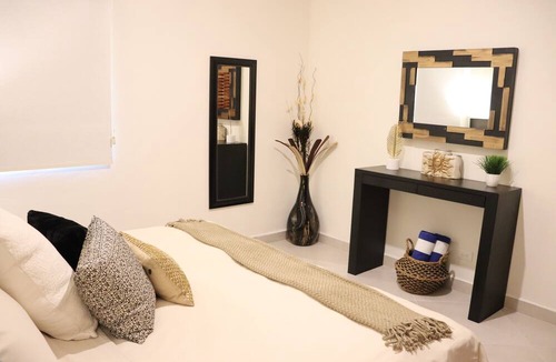 Playacar Condo | Luxury Condo Close to the beach,Tropical Setting,Garden Patio, Golf Club Nearby