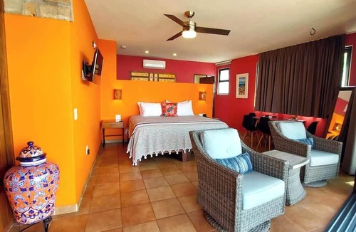 Cerro Apartment | The Penthouse: Top-Floor 3BR, Two Ocean Terraces, Heated Pool, Walkable