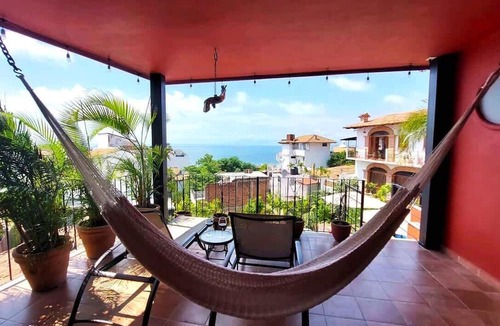 Cerro Apartment | The Penthouse: Top-Floor 3BR, Two Ocean Terraces, Heated Pool, Walkable