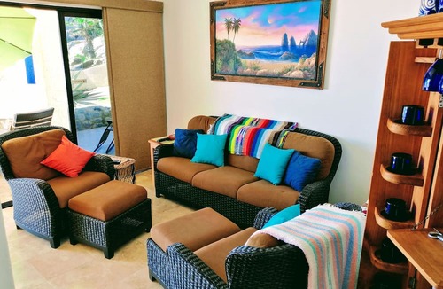 Cabo Bello Condo | OCEANFRONT GROUND FLOOR 2 BEDROOM END UNIT INDOOR/OUTDOOR LIVING AT IT'S BEST