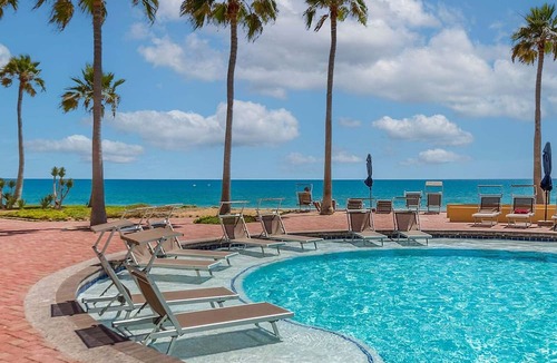 Puerto Penasco Condo | Princesa Resort A-406 Sandy Feet Retreat with Terrace Overlooking Pool and Ocean Front